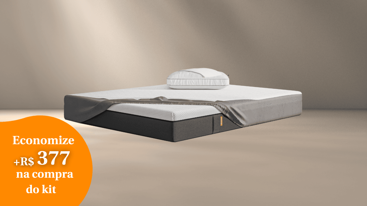 Kit Colchão Original + Travesseiro Antiestresse + Protetores
